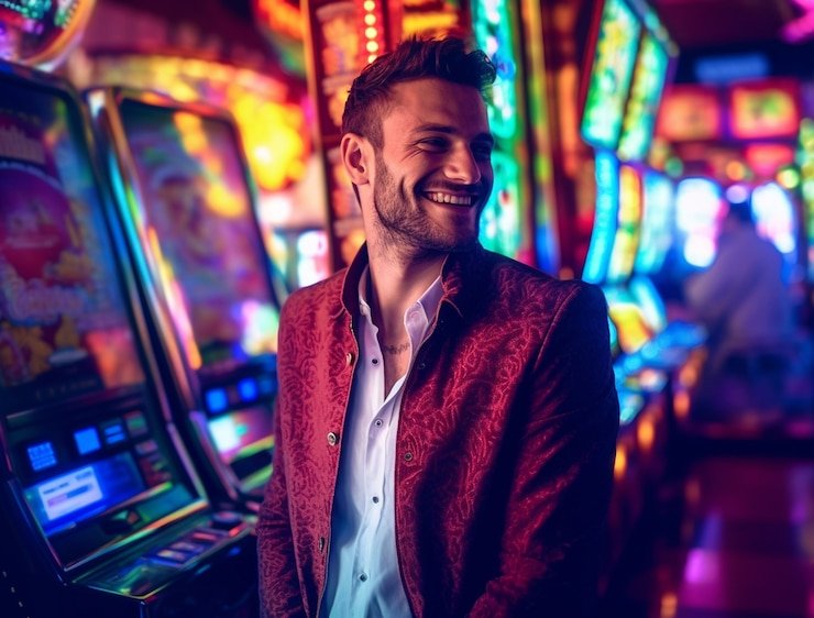 Antarmuka daftar meja live dealer dengan pilihan taruhan minimum dan maksimum
